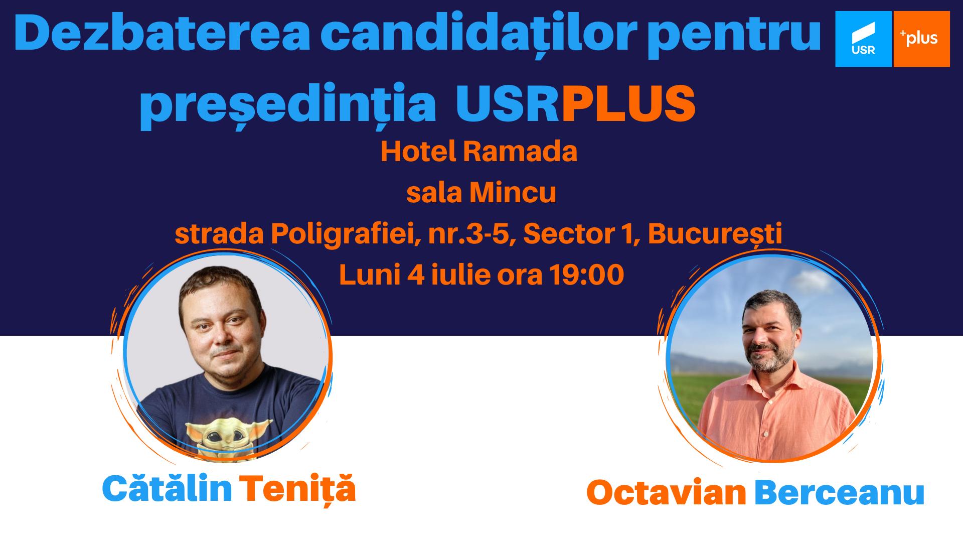 Mihai Polițeanu | Dezbaterea candidaților pentru președinția USR PLUS